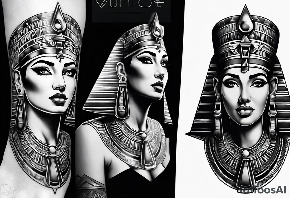 egyptian theme , cleopatra , pyramids, all seeing eye forearm tattoo idea egyptian theme , cleopatra , pyramids, all seeing eye forearm tattoo idea