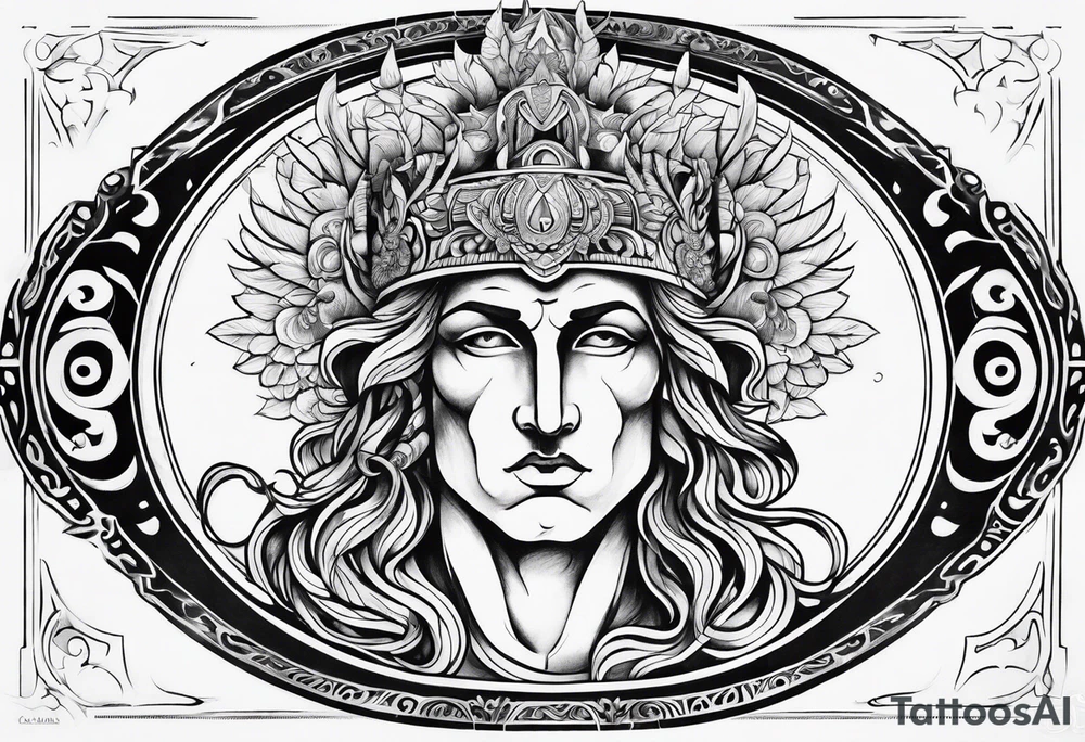 greek god tattoo idea