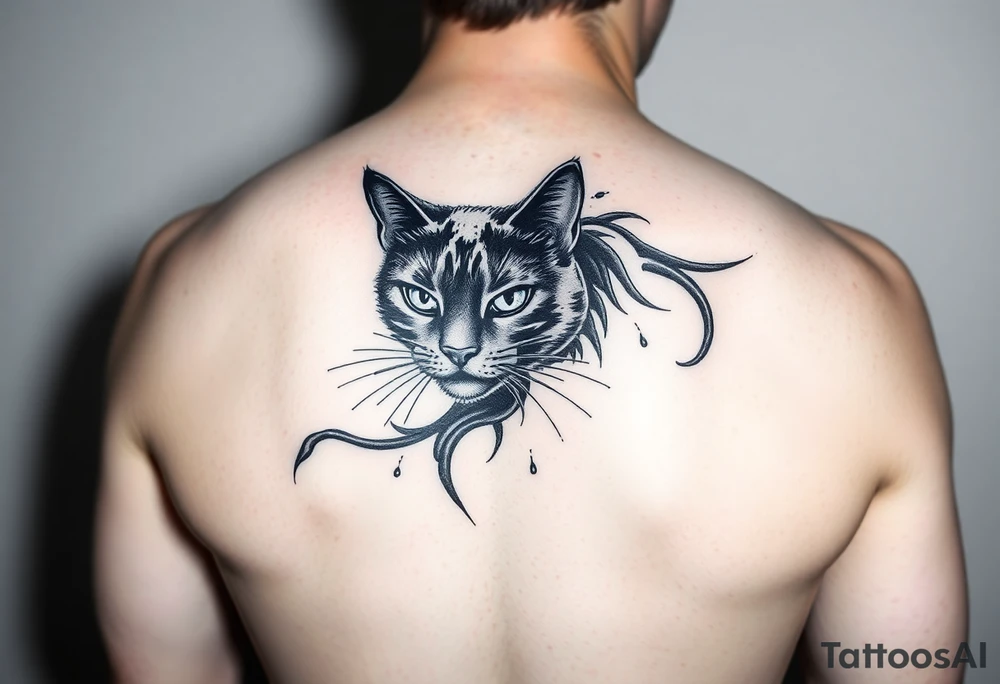 Black Cat tattoo idea