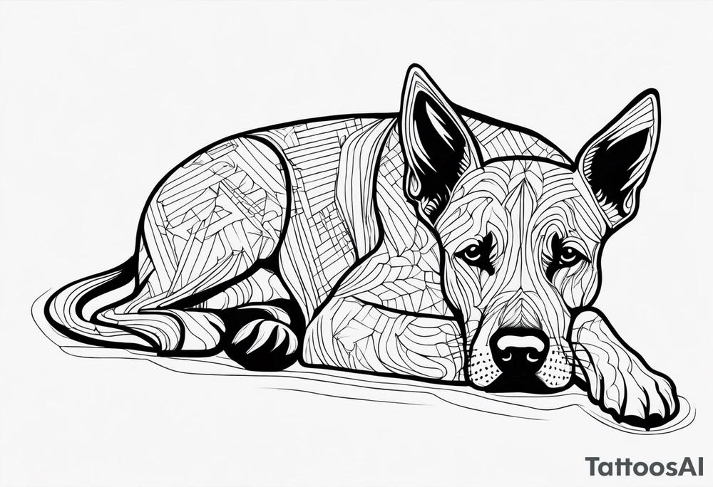 DOG tattoo idea