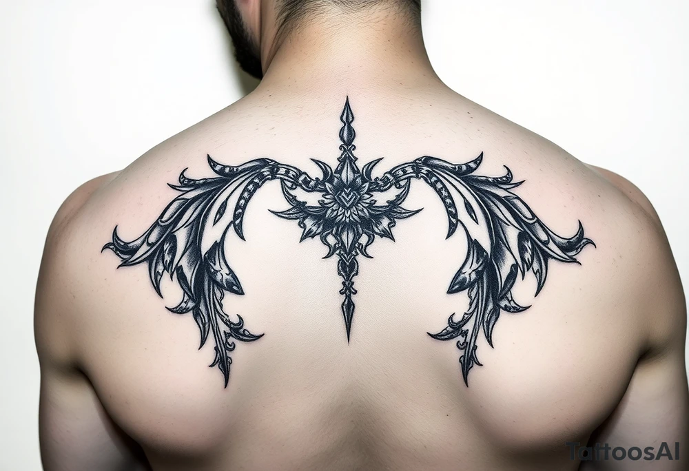 Sexy woman, Gothic but feminine tattoo idea