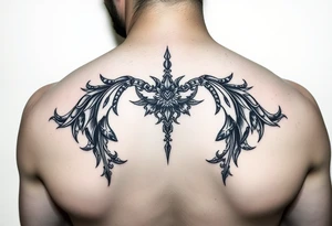 Sexy woman, Gothic but feminine tattoo idea
