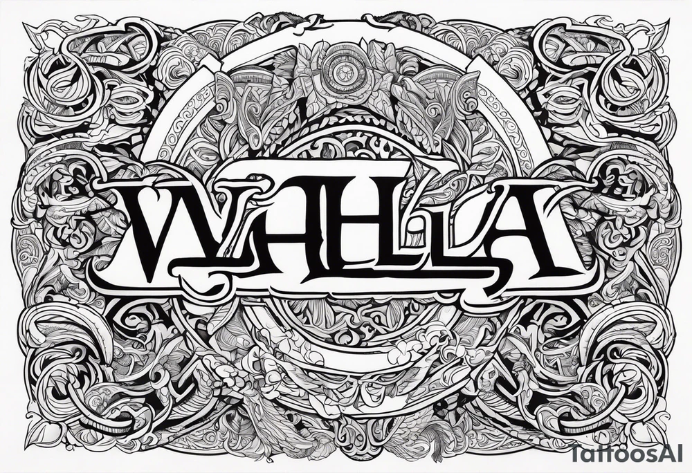 Valhalla heaven gods tattoo idea