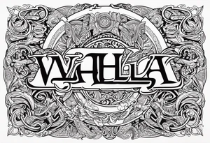 Valhalla heaven gods tattoo idea