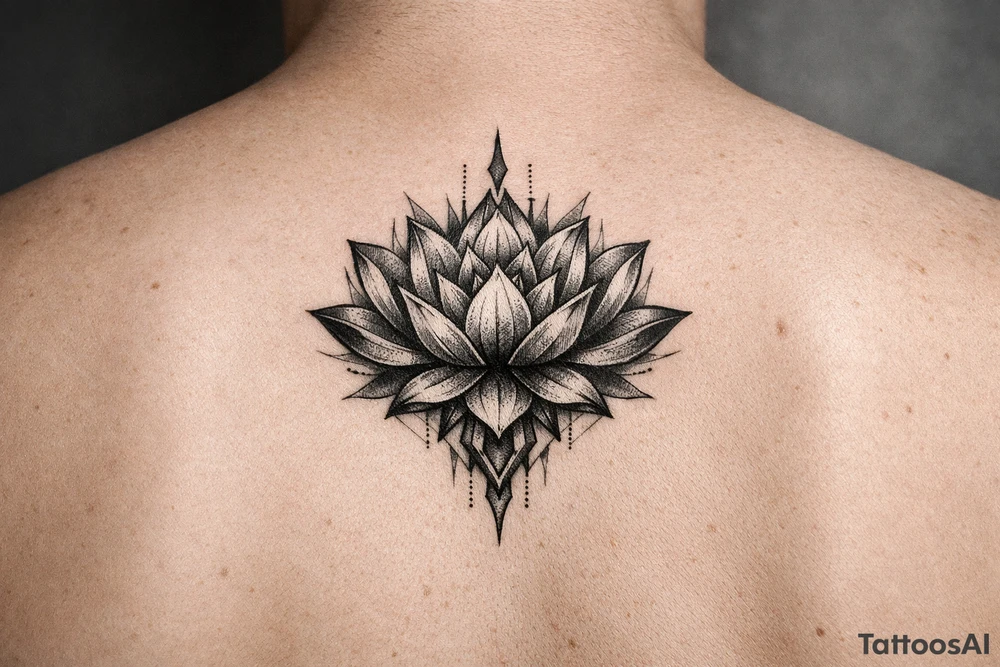 Cover up tatoo flor lotus tattoo idea