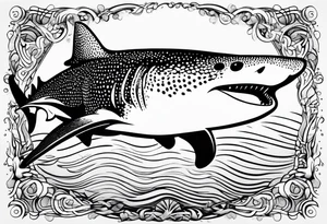 whaleshark, simple tattoo idea