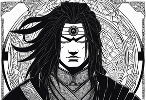 Madara with the line "wake up to reality tattoo idea