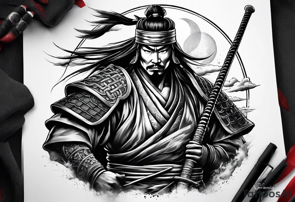 Samurai tattoo idea