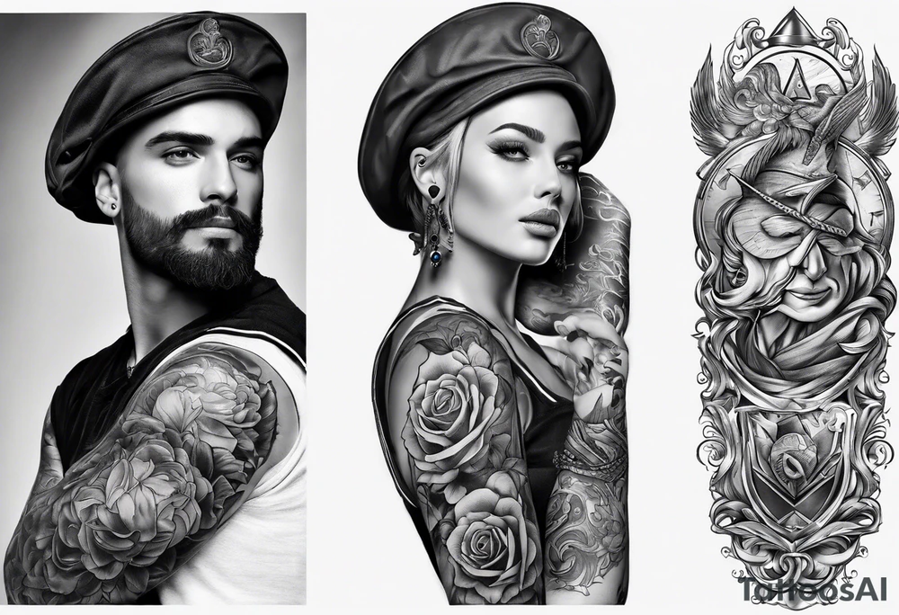 Right arm full sleeve tattoo idea