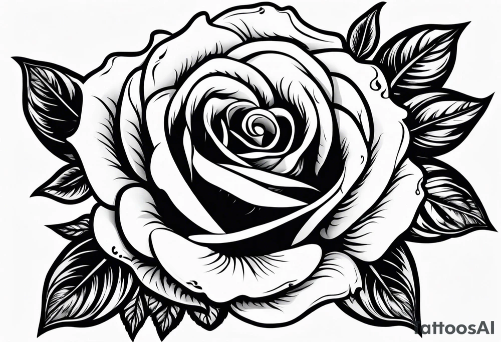 rose tattoo idea