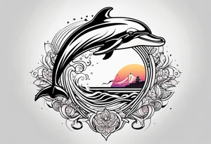 dolphin tattoo idea
