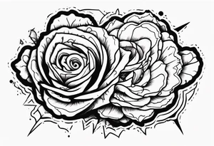 Ripped skin wound tattoo design tattoo idea