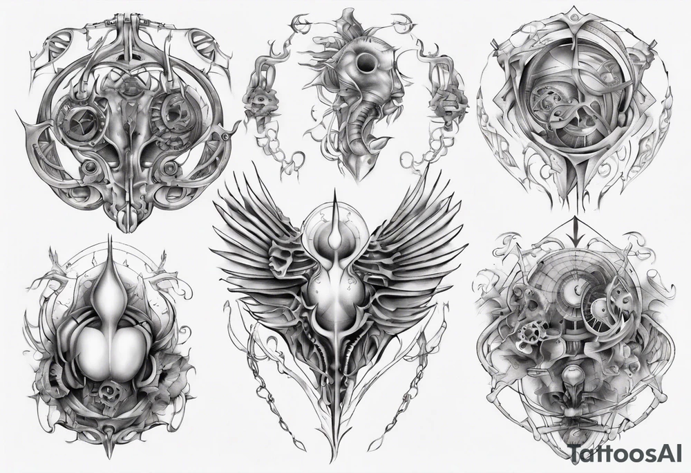 Human breast tattoo idea