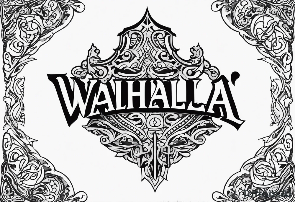 Valhalla tattoo idea