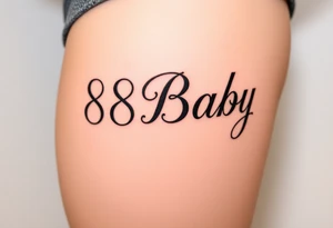 88Baby tattoo idea