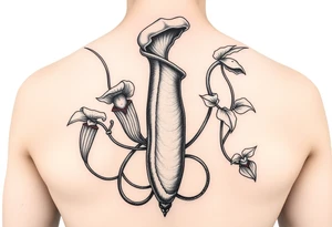 carnivorous plants neck, chest, back, and arm sleeves
I want these spots covered in these plants, ranging from venus fly traps to others tattoo idea
