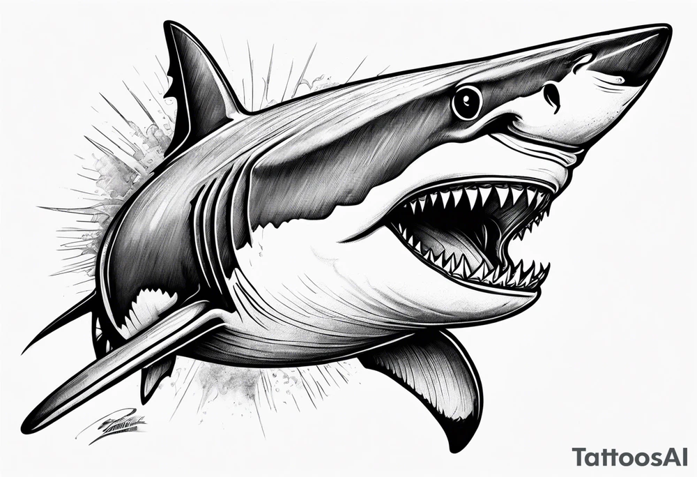 Shark tattoo idea