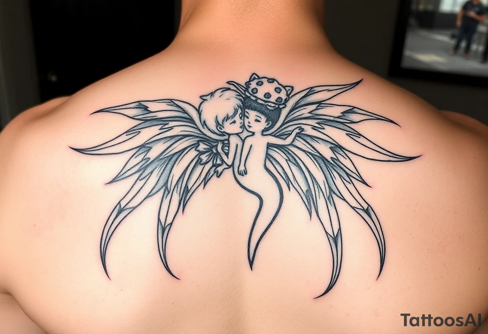 Cynthia , in recovery,  Sagittarius, 2kids tattoo idea