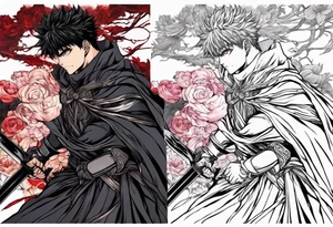 Berserk anime cursed mark tattoo idea