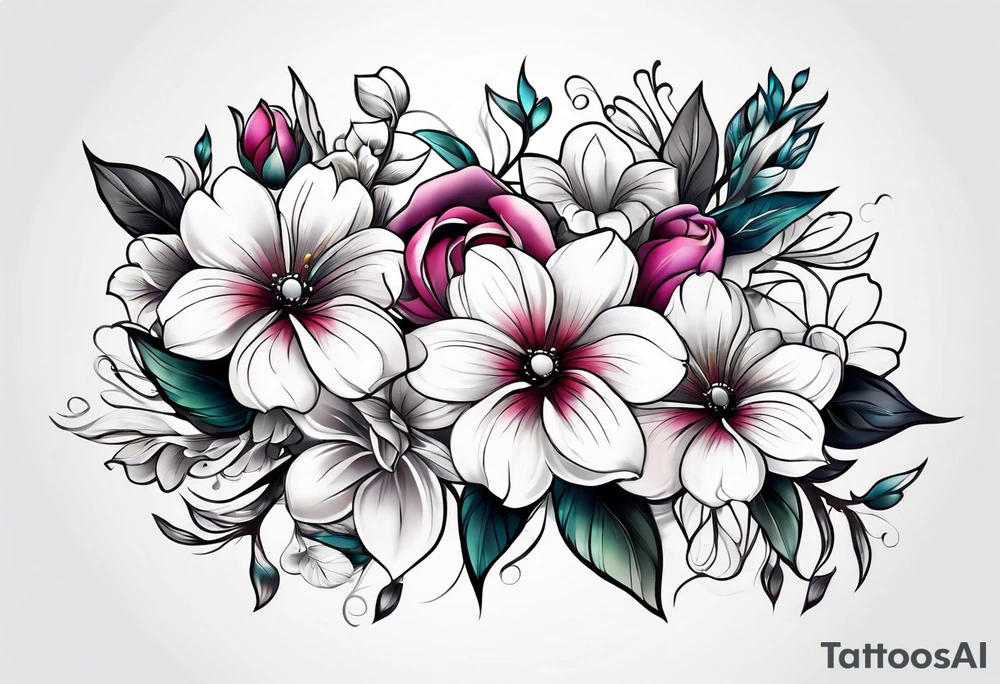 Flowers tattoo idea