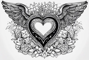 I want a tattoo on my heart and the story behind it is when I was born I had no heartbeat and my mom didn’t give up and God saved my life tattoo idea