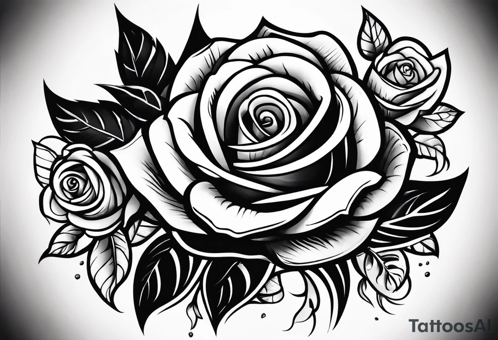 basketball, detroit , roses tattoo idea
