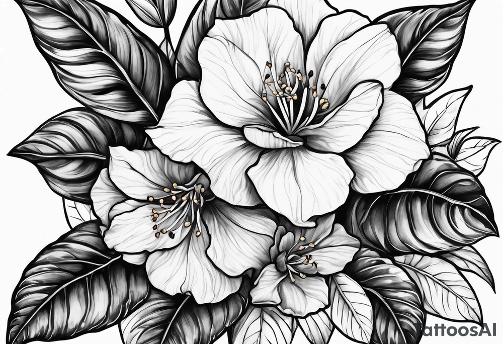 bouganvillea tattoo idea