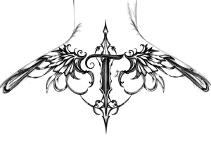Tori monogram tattoo idea