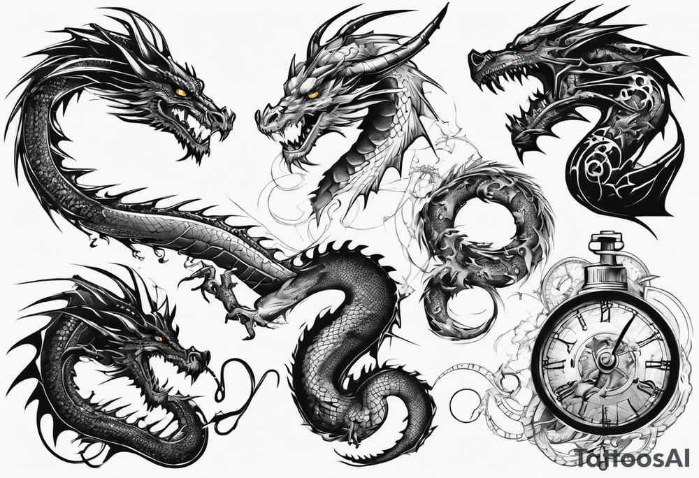 engineer dragon tattoo idea