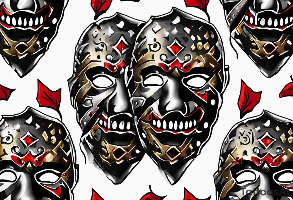 Friday the 13th Jason mask tattoo idea
