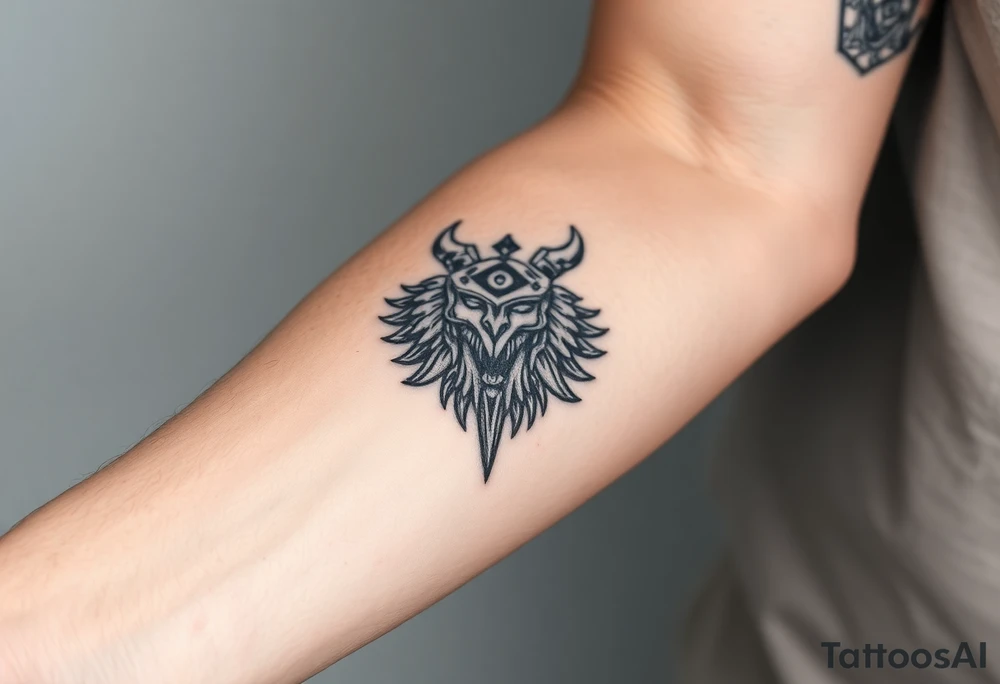Nordic viking tattoo idea