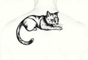 Black Cat tattoo idea