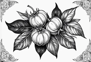 Physalis arm tattoo idea