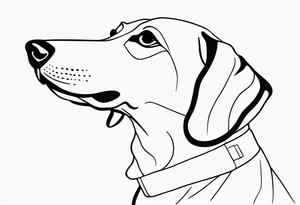 sausage dog tattoo idea