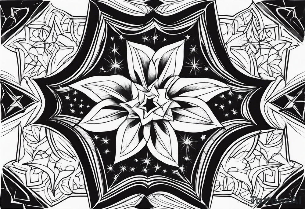 stars tattoo idea