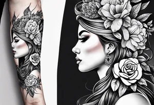 Leão de Judá com bússola e rosa dos ventos tattoo idea