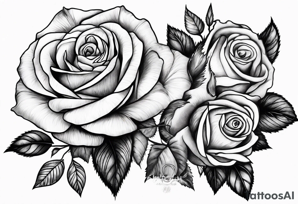 Roses tattoo idea