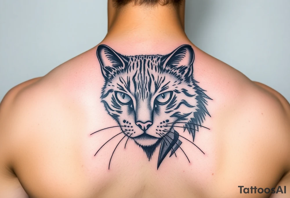 Black Cat tattoo idea