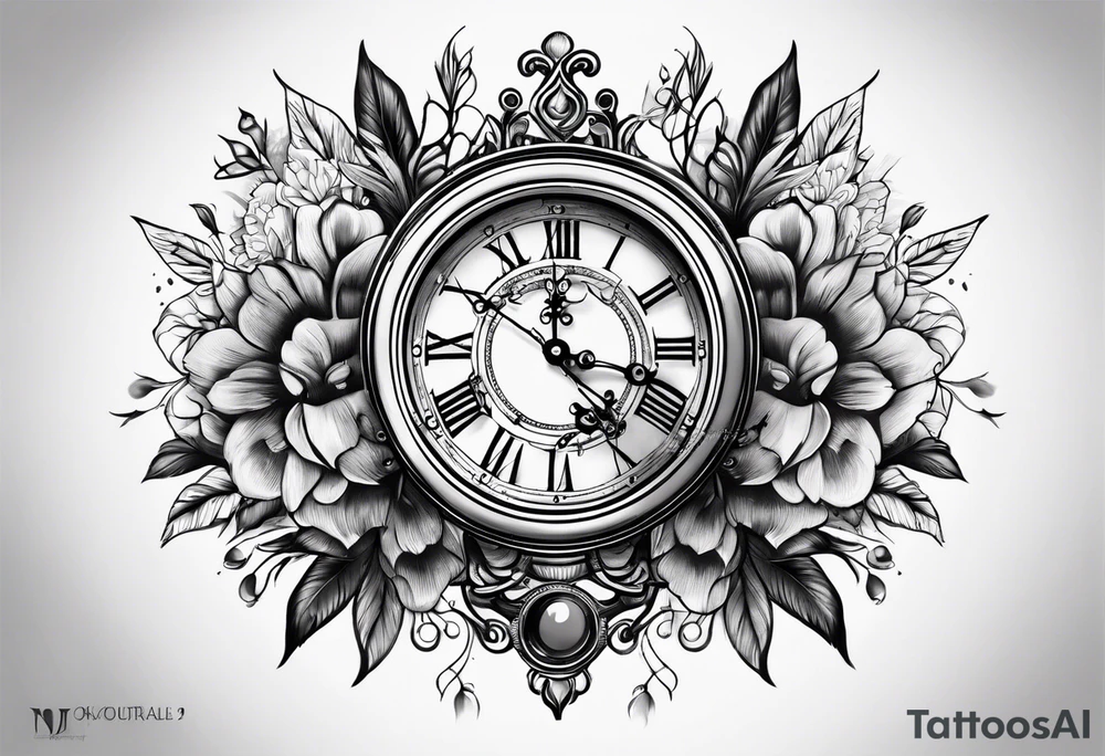 Clock tattoo idea