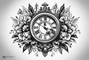 Clock tattoo idea