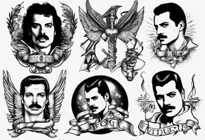freddie mercury tattoo idea