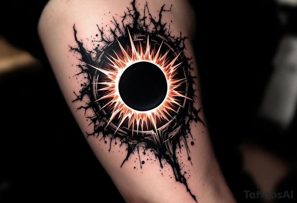 Dark Eclipse  ending everything tattoo idea