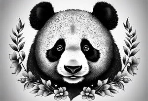 Panda. Anime tattoo idea
