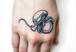 Baby venom tattoo idea