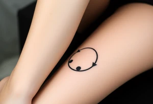 Rewind symbol include the play pause and stop inside the circle tattoo idea