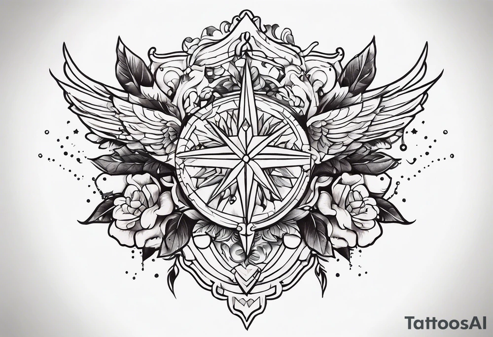 Chest piece tattoo idea