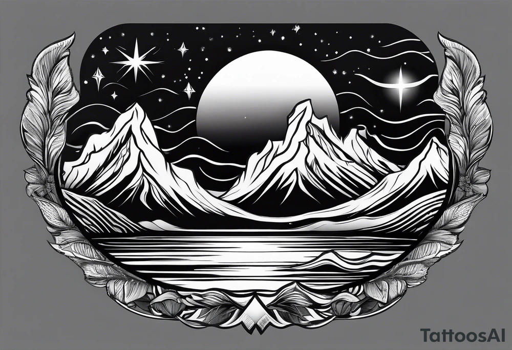 northern lights tattoo idea