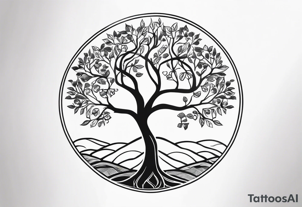 Mother, tree of life tattoo idea
