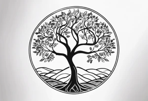 Mother, tree of life tattoo idea