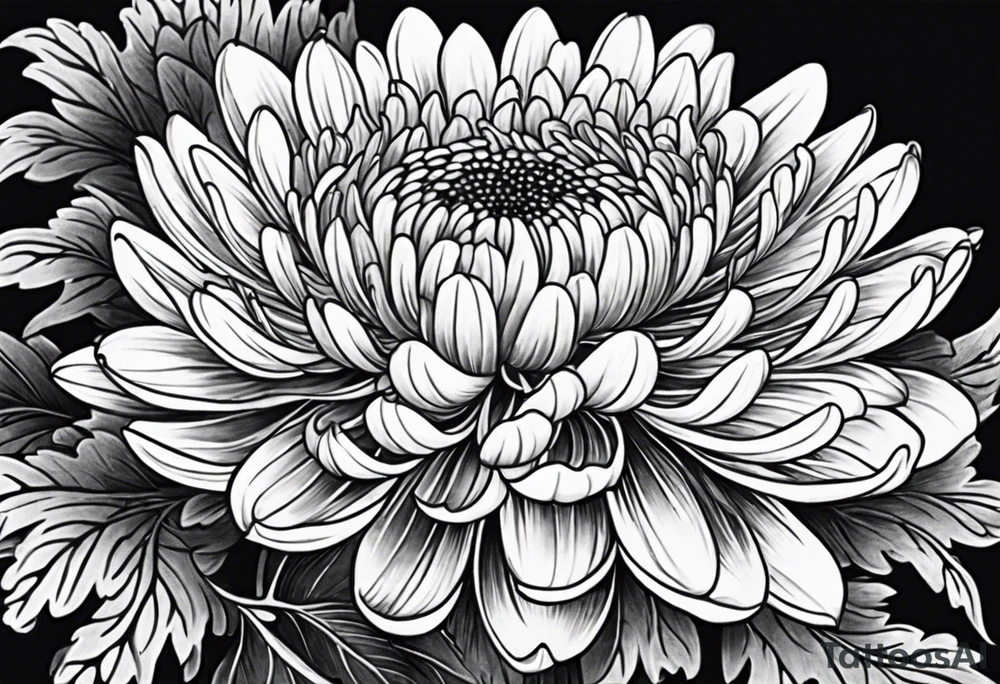 chrysanthemum tattoo idea